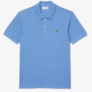 new lacoste classic fit blue chine polo